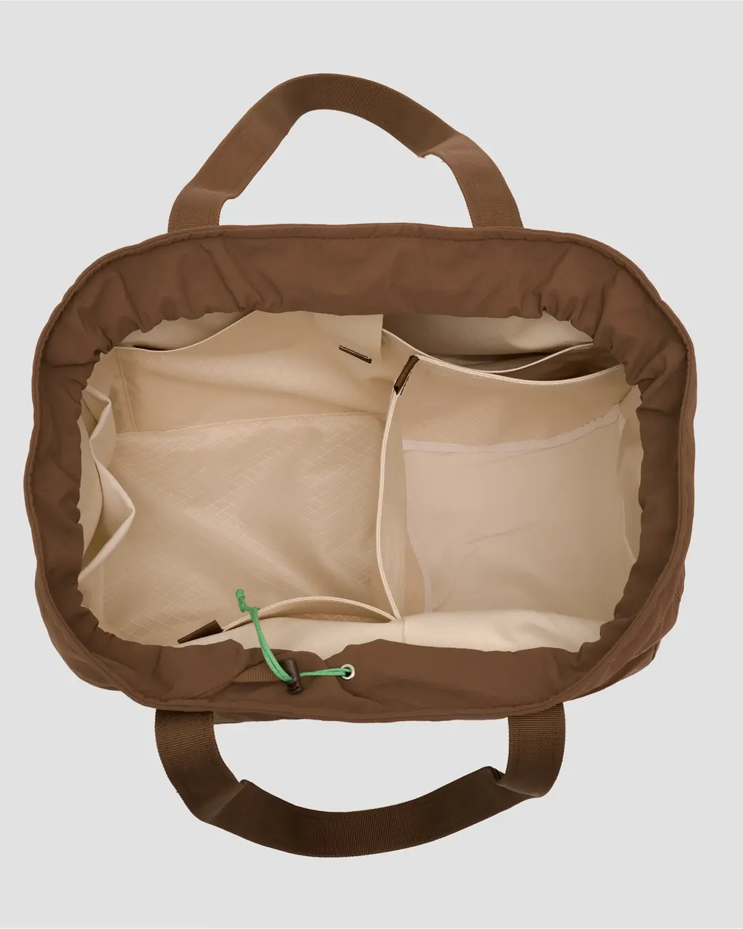An image of Day Bag Brown top down