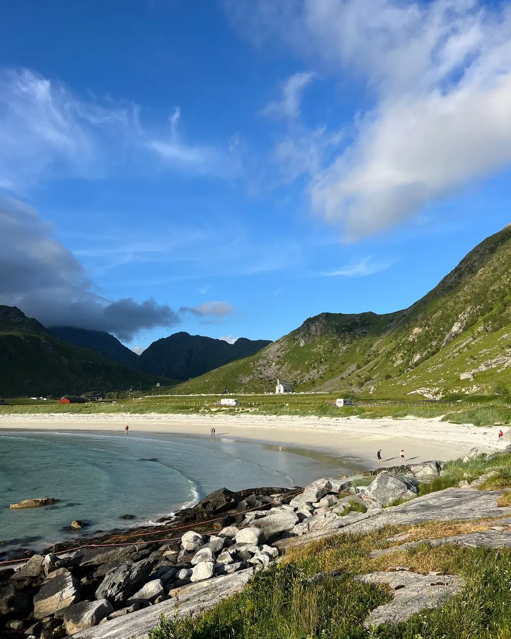 An image a of a beach in Norway