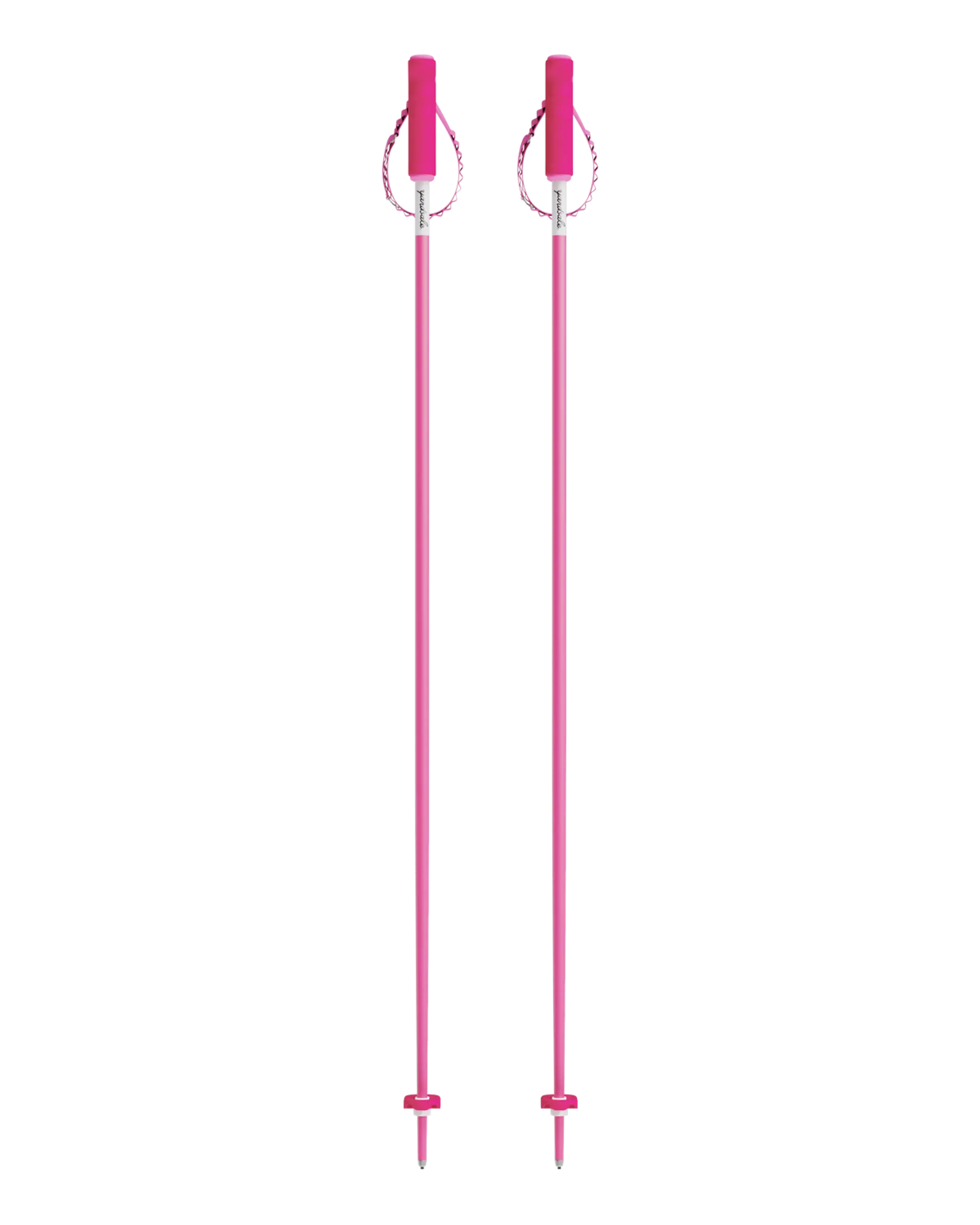 An image of P1 ski poles pink