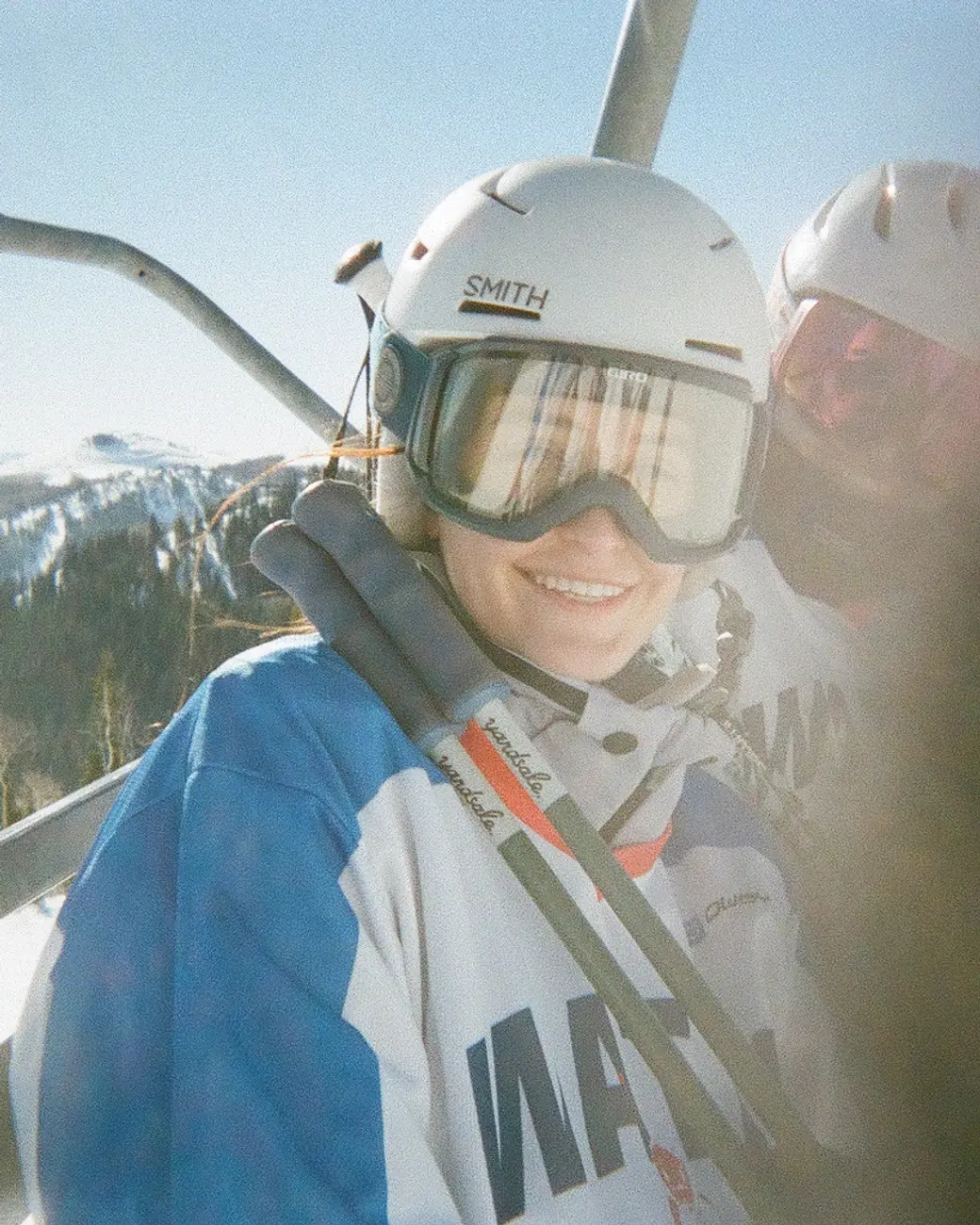 An image of friends skiing in Colorado