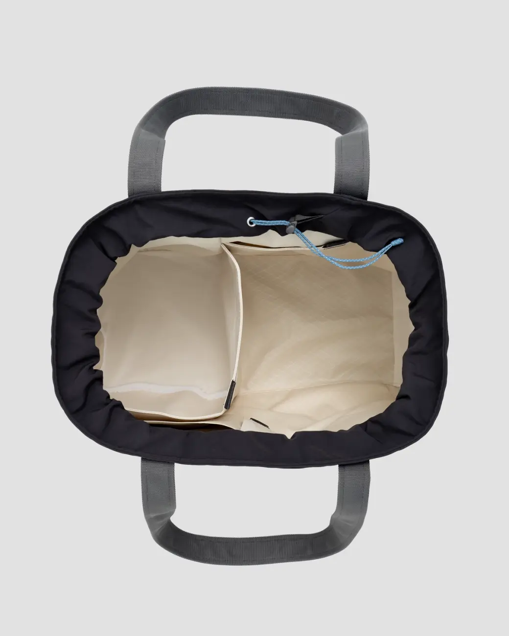 20L Day Bag Double Black top open