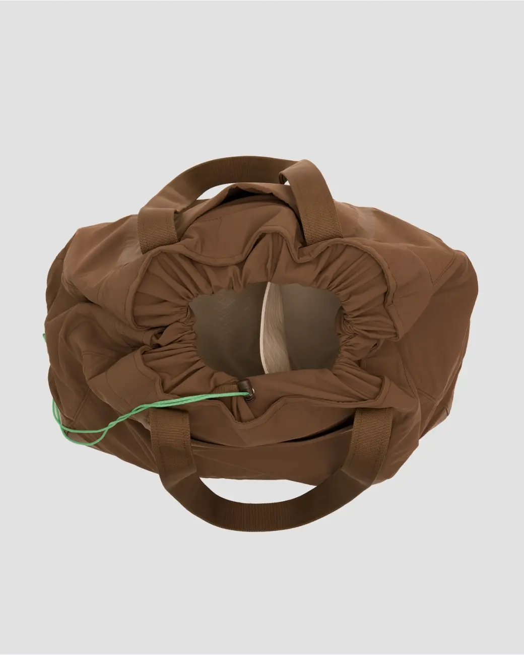 An image of 20L Day Bag Brown cinched top down