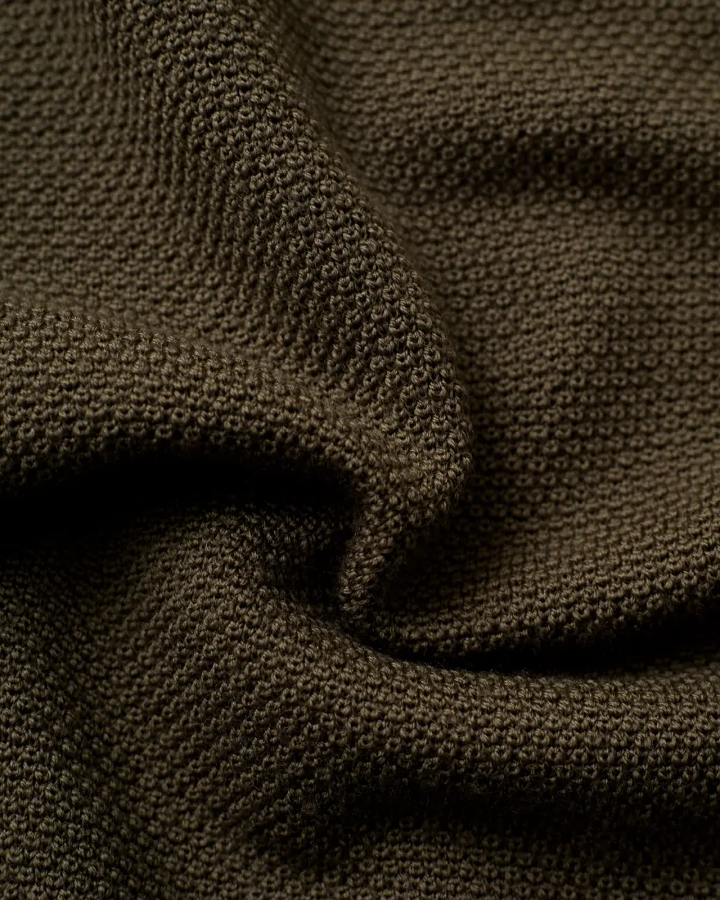 Baselayer top knit pattern green