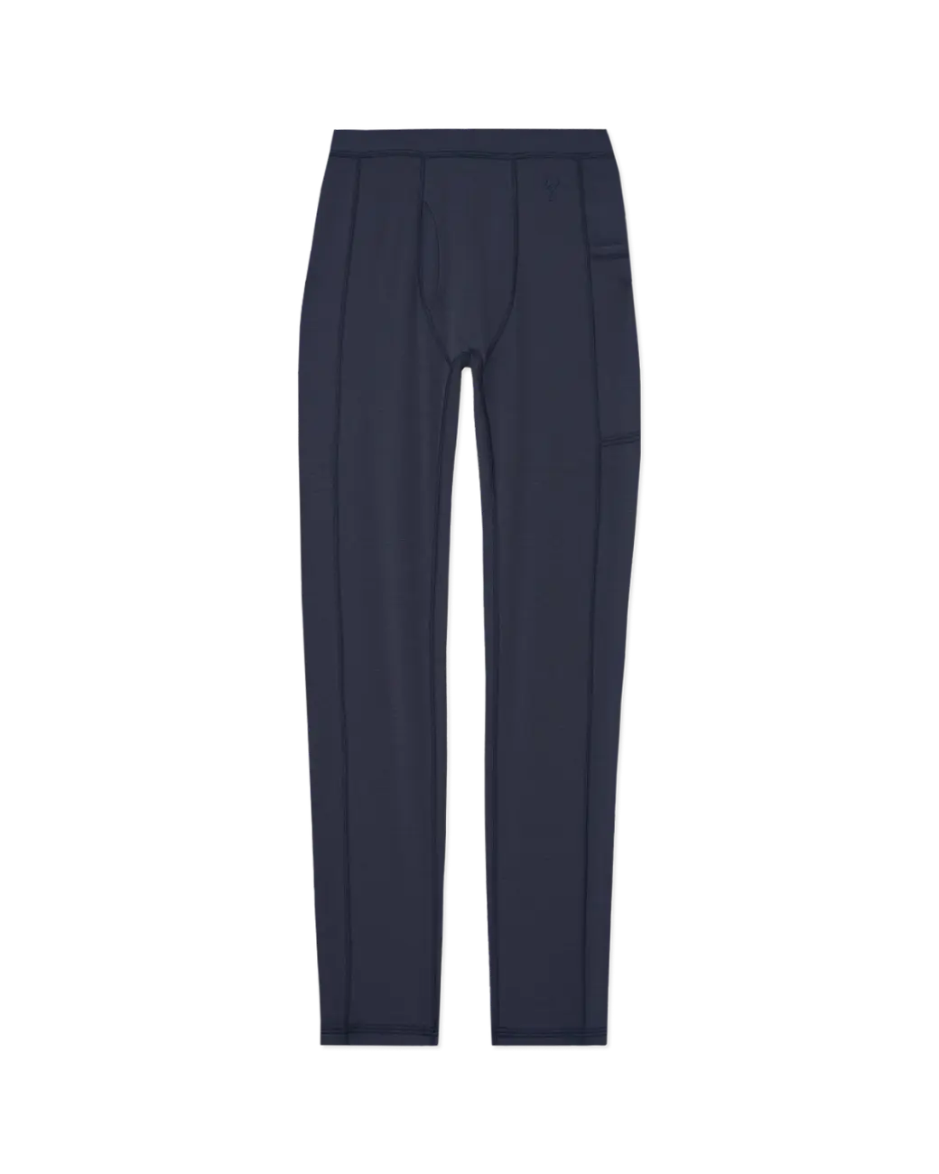 Mens baselayer bottom front blue
