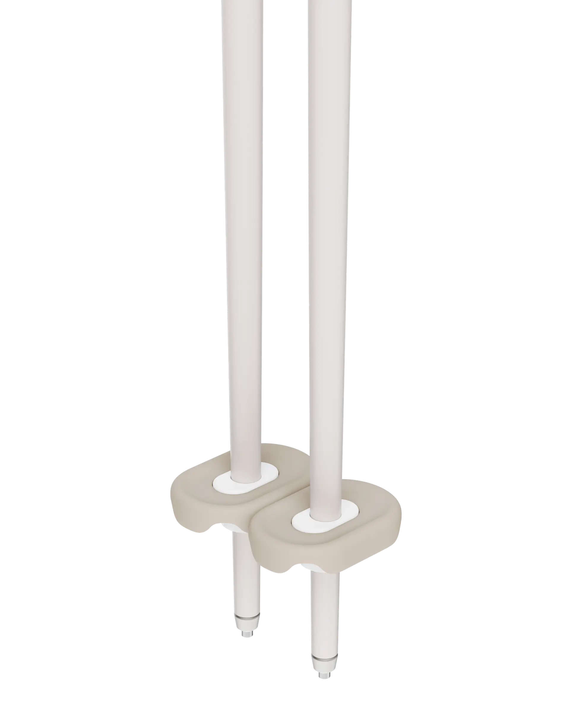 An image of P1 ski poles slush baskets