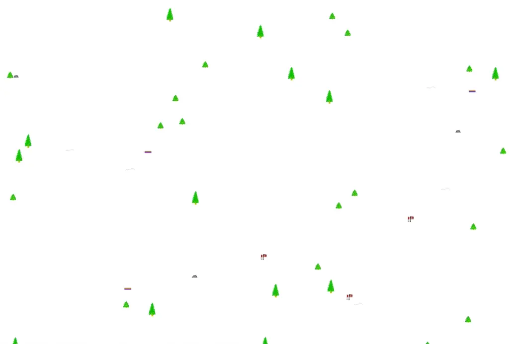 Ski game background